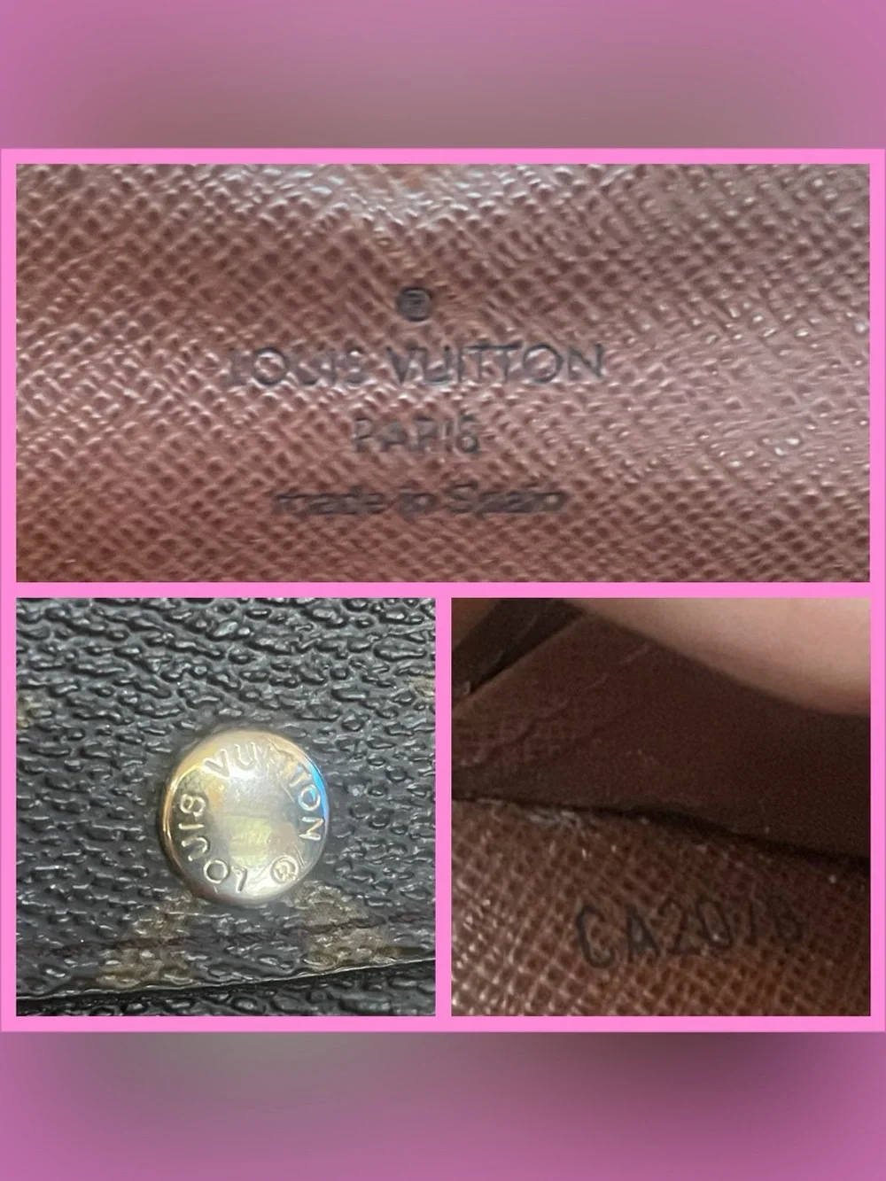 Louis Vuitton Sarah monogram long wallet
